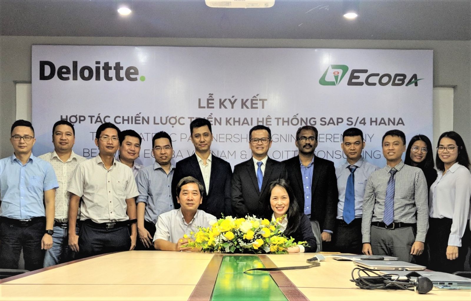 ecoba vietnam and deloitte consultings strategic cooperation agreement for sap s 4 hana project wdSN