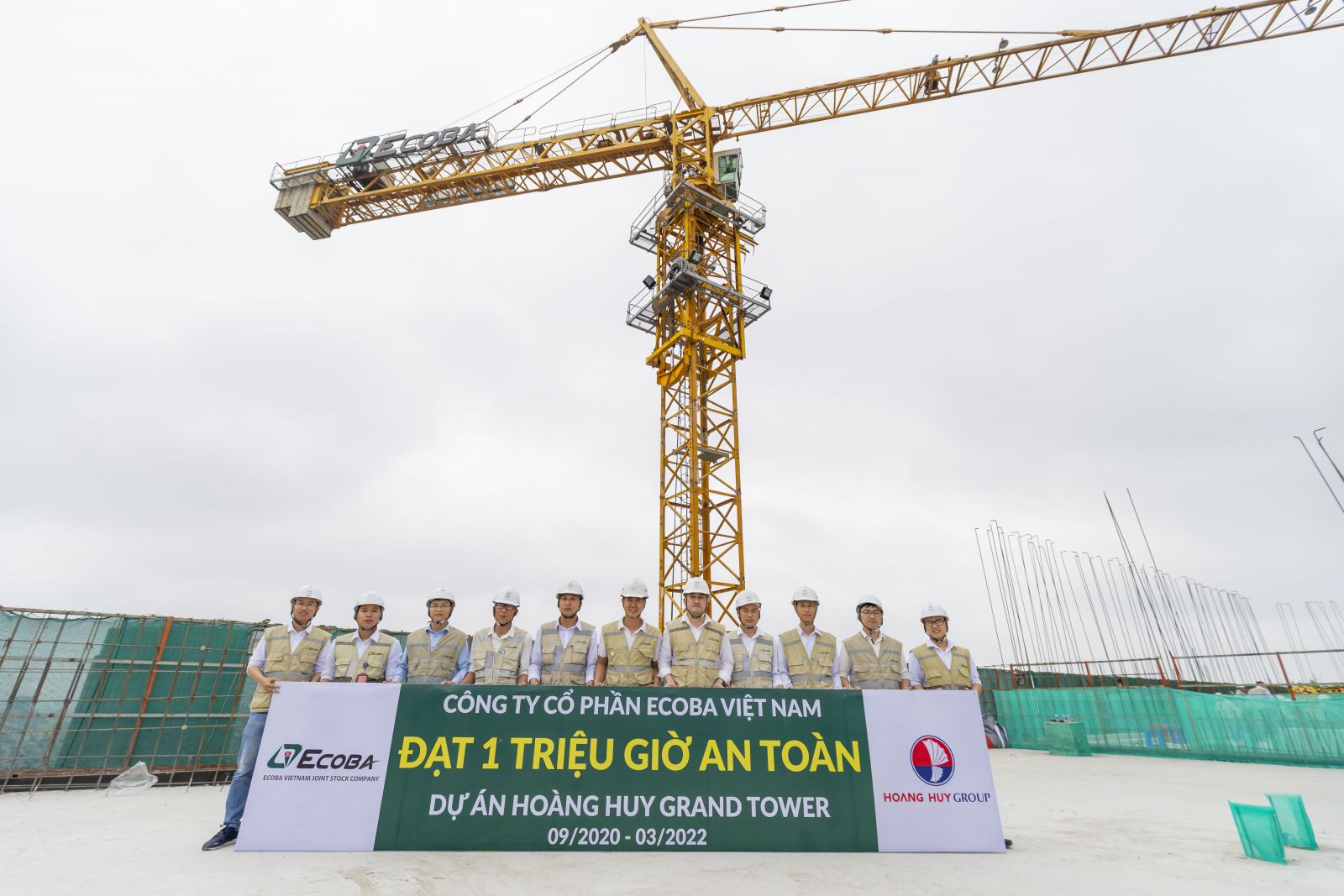 hoang huy grand tower excellently reached 1000000 safe hours QdAh