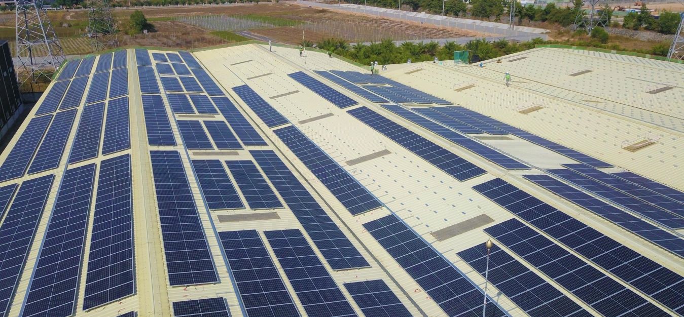 Điện mặt trời mái nhà ~ 3MWP - Nhà máy SAKI