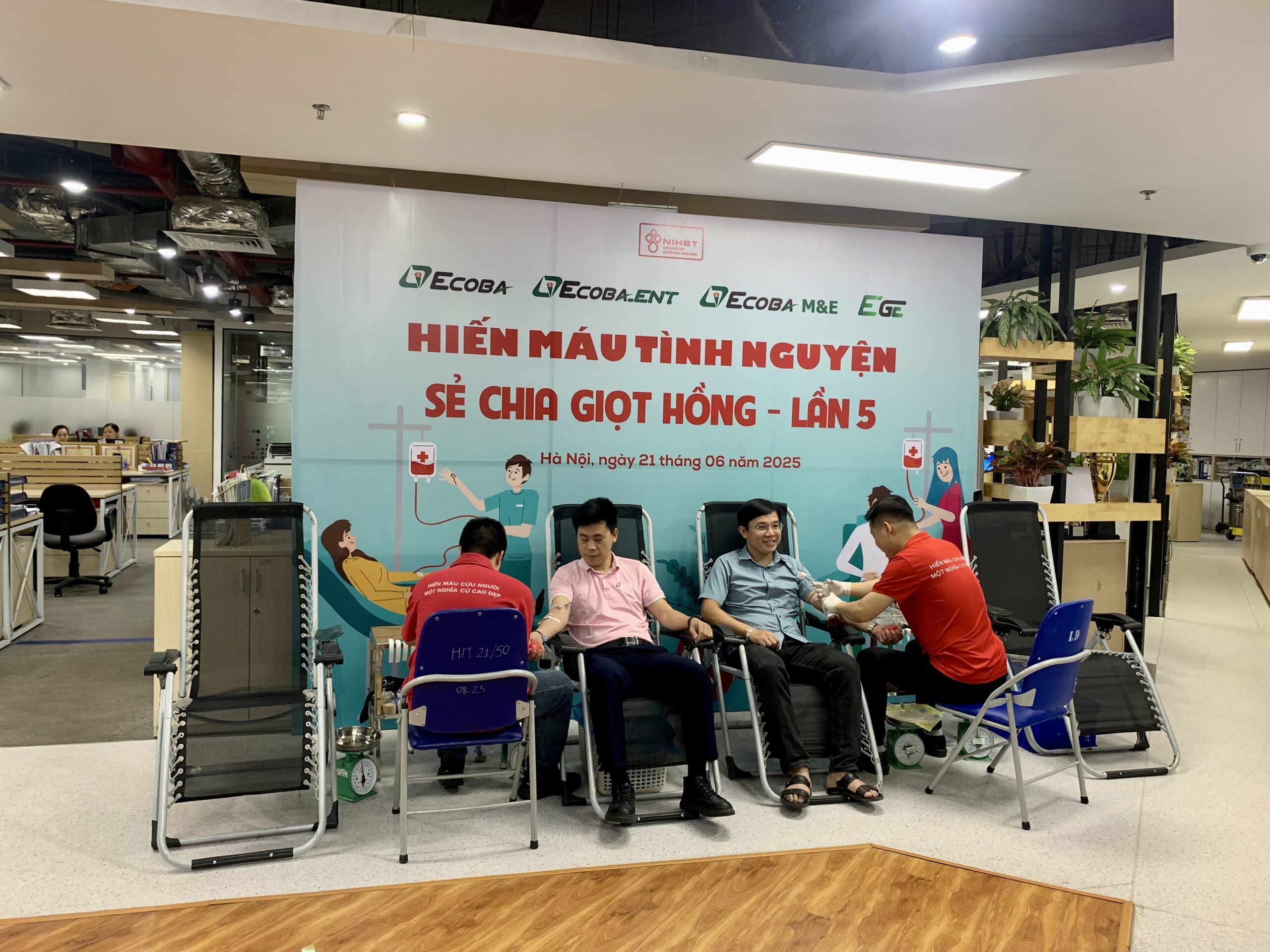 ECOBA VIỆT NAM TỔ CHỨC CHƯƠNG TRÌNH HIẾN MÁU “SẺ CHIA GIỌT HỒNG” LẦN THỨ 5 - HÀNH ĐỘNG CHUNG TAY VÌ CỘNG ĐỒNG 1 IMG 1920 scaled