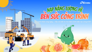 Anh bia facebook xanh duong vang gradient hien dai ruc ro cua hang do uong giai nhiet mua he trai cay 2